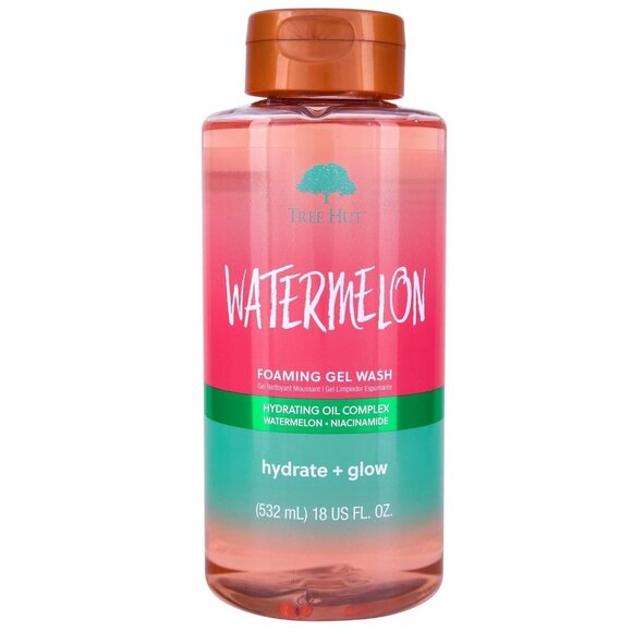 Tree Hut Watermelon Nourishing, Moisturizing & Hydrating Foaming Gel Wash, 18 oz - Picture 1 of 5